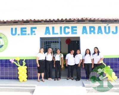 Reinauguração da UEF. Alice Araújo - bairro presídio