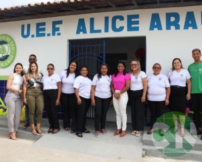 Reinauguração da UEF. Alice Araújo - bairro presídio