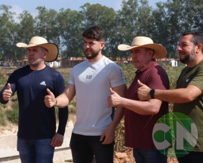 Vistoria na construção da ponte de concreto que liga o bairro Novo Bacabal à Br 316