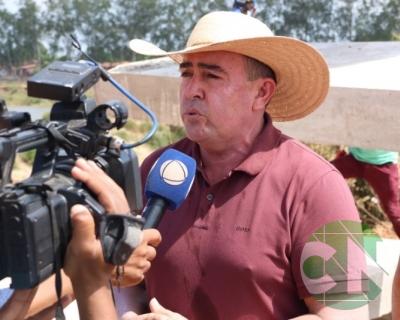 Vistoria na construção da ponte de concreto que liga o bairro Novo Bacabal à Br 316