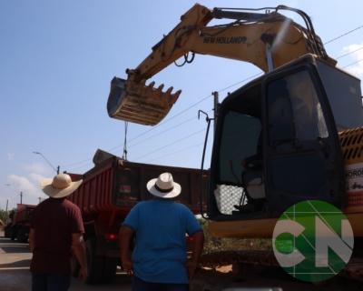 Vistoria na construção da ponte de concreto que liga o bairro Novo Bacabal à Br 316