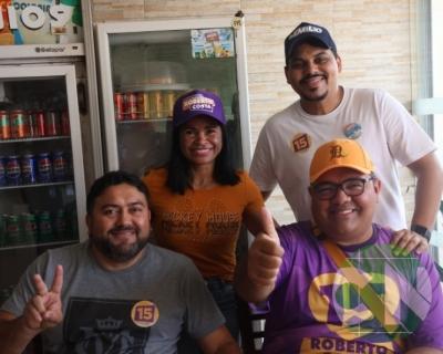 Roberto Costa visita os comerciantes de Bacabal 