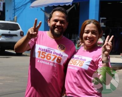 Roberto Costa visita os comerciantes de Bacabal 