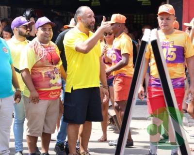 Roberto Costa visita os comerciantes de Bacabal 