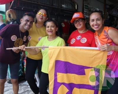 Roberto Costa visita os comerciantes de Bacabal 