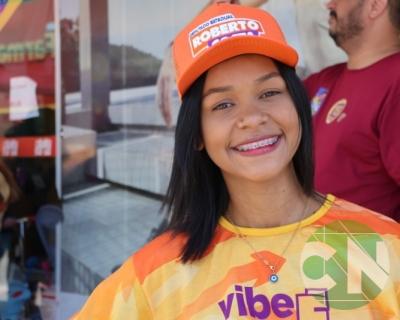 Roberto Costa visita os comerciantes de Bacabal 