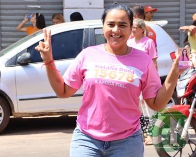 Roberto Costa visita os comerciantes de Bacabal 