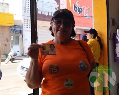 Roberto Costa visita os comerciantes de Bacabal 