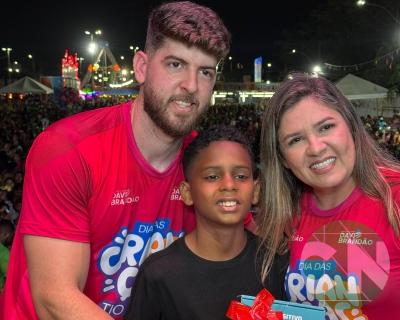 Festa das crianças  com o Tio Davi Brandão 