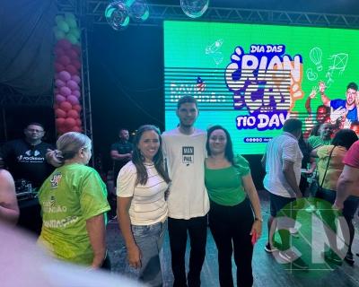 Festa das crianças  com o Tio Davi Brandão 